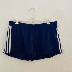 navy adidas shorts